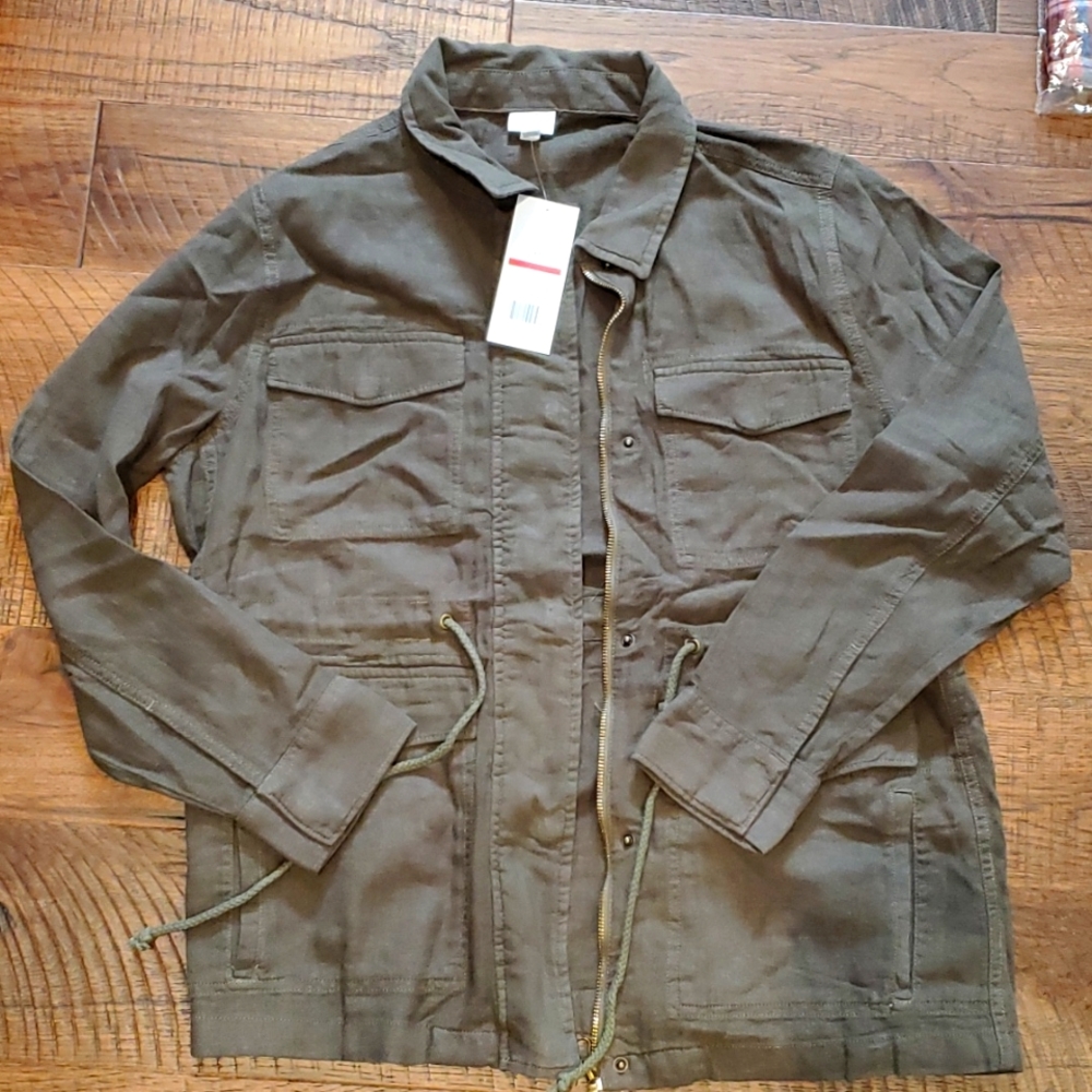 New directions olive jacket womens medium